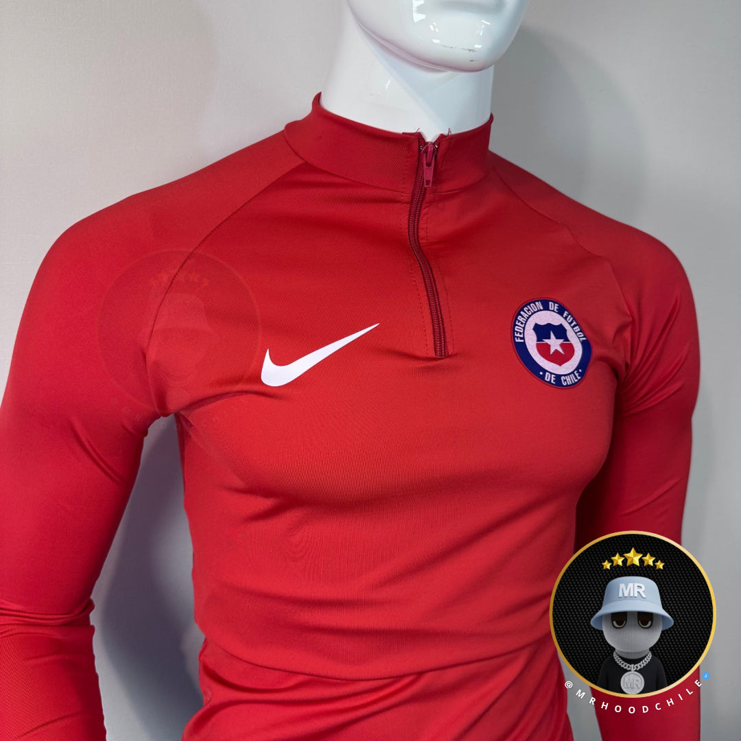 POLERON MEDIO CIERRE SELECCION CHILENA